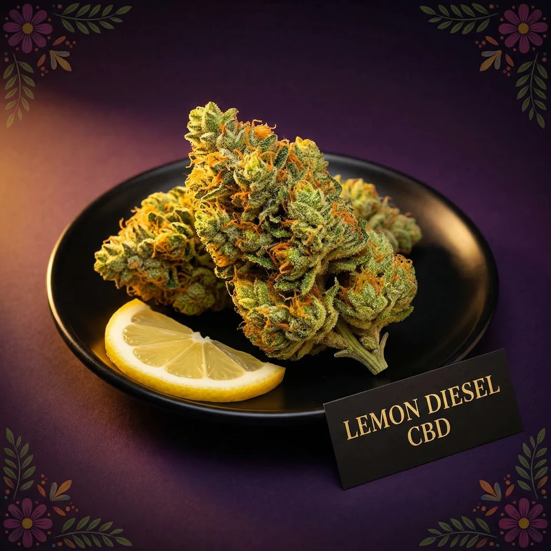Lemon Diesel CBD - fleur de CBD premium, sachet 12 g | CBD CASA